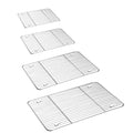 P&P CHEF 4 Pcs Baking Wire Rack for Cooling, 8.6 + 9.7+ 11.6 + 15.3 Inch - size: 8.6 + 9.7+ 11.6 + 15.3 Inch