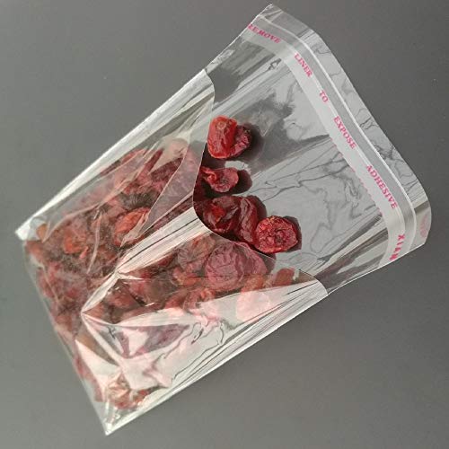 300pcs 3"x5" Clear Resealable Cellophane Bag Self Adhesive Seal - size: 3x5 Inch (Pack of 300)