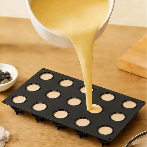 3D Small Peach-shaped Silicone Molds for French Dessert, Chocolate, Candy - color: Black-R0244
