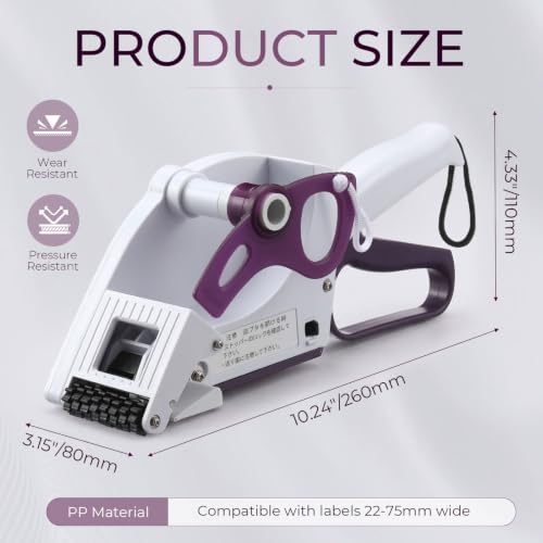 Target Paster Label Applicator Gun,Yh-60, 22-70mm Label Width
