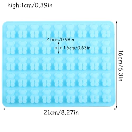 45 Cavity Bear Silicone Candy Mold - color: Style A