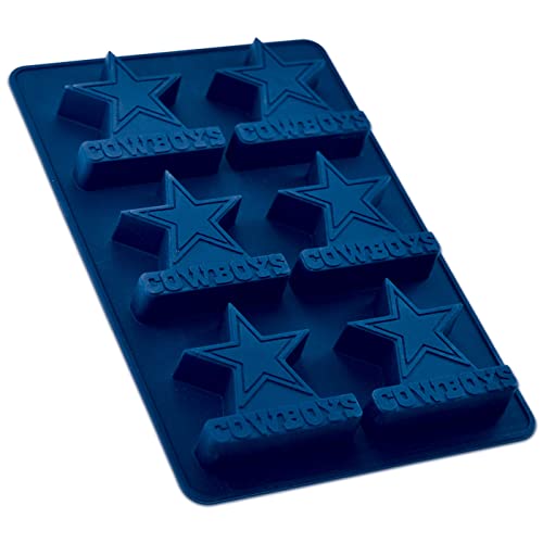 FanPans NFL Dallas Cowboys Silicone Muffin Pan - Dishwasher Safe, Great Dallas Cowboys Gifts for Men - style: Dallas Cowboys