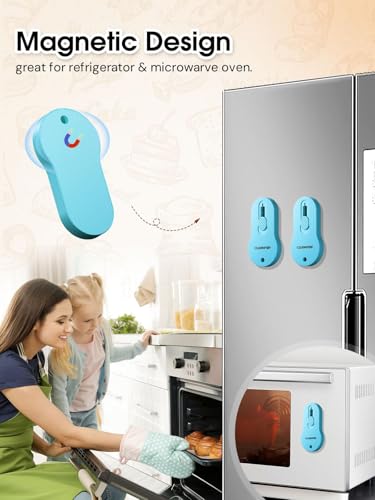 CLUEAPOP Bread Lame for Dough Scoring, Magnetic & Reusable Bread Lame Dough Scoring Tool, Anti-Slip Handle with Long Retractable Razor Blades, Sourdough Scoring Tool for Bread Making - color: LightBlue