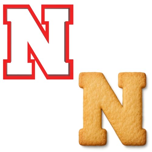 Mighty Gadget 4 inches Varsity Letters Cookie Cutters (N)