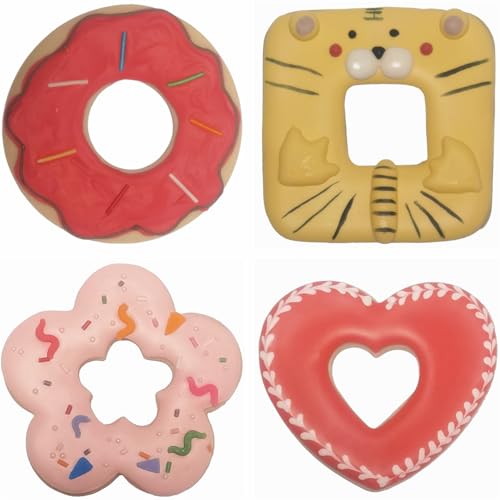 Linzer Cookie Cutters Set Stainless Steel 4Pcs（Round+Square+Heart+Flower）