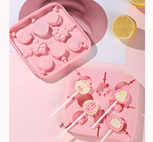 Cute Butterfly Lollipop Mold Set,Flower Hard Candy Sucker Mold (Butterfly) - color: Butterfly