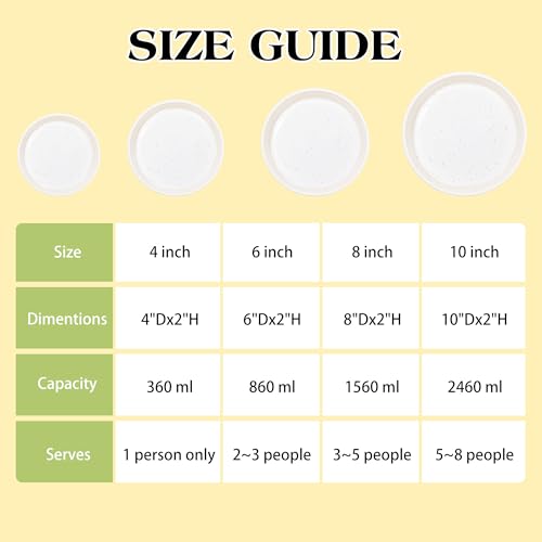 6 inch Small Round Cake Pans with Metal Reinforced Frame, Set of 3 - color: Round, size: 6 inch