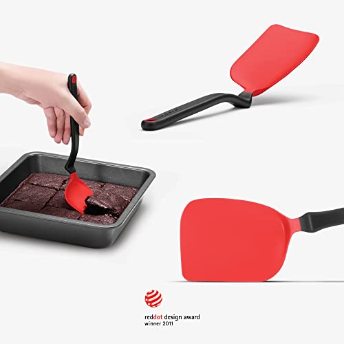 Dreamfarm Mini Chopula Spatula with Strong Chopping Edge - Red - color: Red