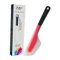 13 in Large Silicone Spatula, Omelette Turner(Red-clear, Wide) - color: Red-clear, size: Wide