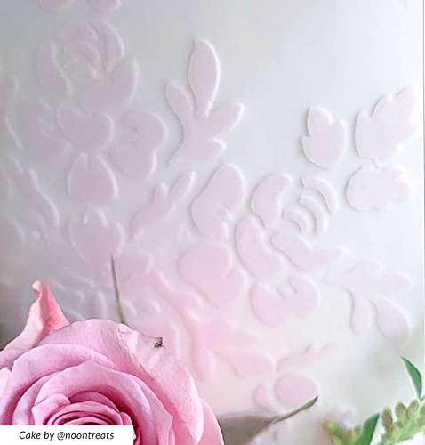 Lacupella Cake Decorating Stencil for Tall Buttercream Cake, Royal Icing, Ganache, Paint, Airbrush (Poise) - style: POISE