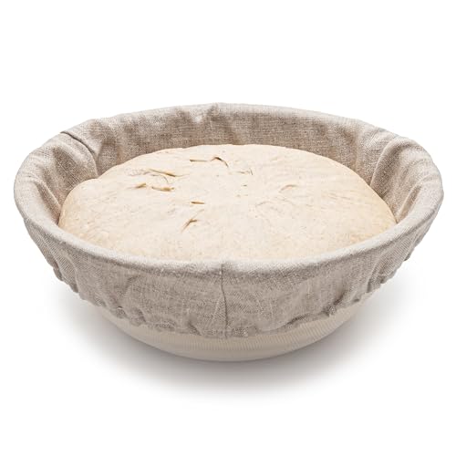 Brod & Taylor Boule Banneton Liner for Sourdough & Artisan Bread Baking – Proofing Liner Made From 100% Natural Linen (1-Pack) - size: Boule