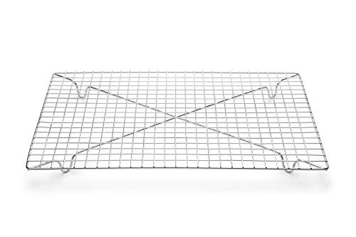 Fox Run Rectangular Cooling Rack, Iron/Chrome, 10-Inch x 14-Inch - style: 14" x 10"