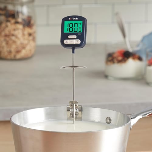 Taylor Digital Programmable Candy and Deep Fry Thermometer - color: Navy