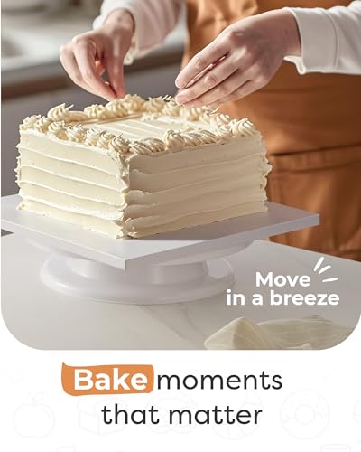 Kootek Cake Board 12 Inch Square Cake Drum Base para Pastel, 1 Pack - size: 12 Inch/1 Pack