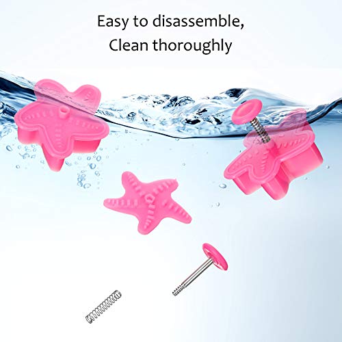 Patelai 12 Pcs Ocean Animal Cookie Cutters Cracker Plunger Stamp Set