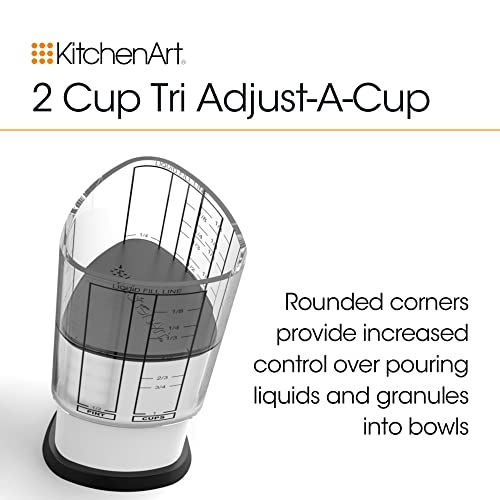 KitchenArt Pro Adjustable Measuring Set, TBL, TSP & 2 Cup Measuring Cup Set - size: Tablespoon, Teaspoon, 2 Cup