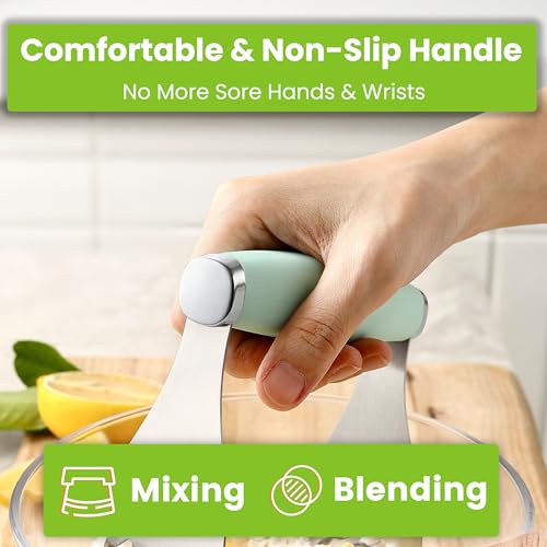 Spring Chef XL Pastry Blender, Durable Dough Blender For Baking - Mint - color: Mint, size: XL | Modern