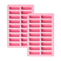 2-Pack Small Rectangular Strip Candy & Chocolate Silicone Molds, Non-stick - size: Rectangular Strip
