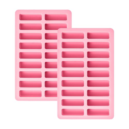 2-Pack Small Rectangular Strip Candy & Chocolate Silicone Molds, Non-stick - size: Rectangular Strip