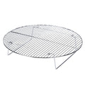 TrueCraftware- 17-3/4” Round Steamer Rack/Cooling Rack Nickel Plated- Steamer Insert for Veggie Fish Seafood Cooking for Cooling Steaming Baking Cooking Lifting Food in Pots Cake Pan Pressure Cooker - size: 17-3/4 Inch