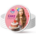 Riccle Cake Drums Smooth-Edged 6 Inch Pack of 6 - size: 6 Inch