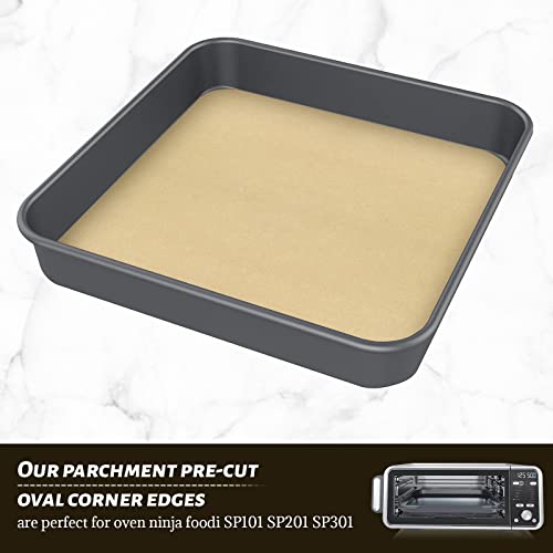 WMKGG 12 inch Air Fryer Parchment Paper Squares, 100 Sheets Unbleached - size: 12"x12"-100 pcs Parchment Paper