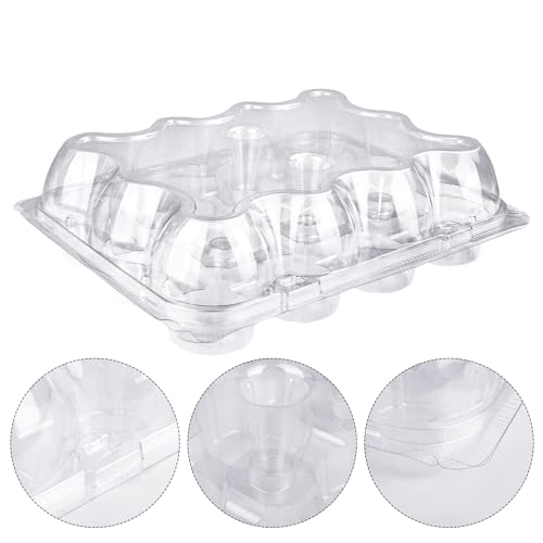 12 Counts x 15 Sets Cupcake Containers 12 Count Cupcake Boxes