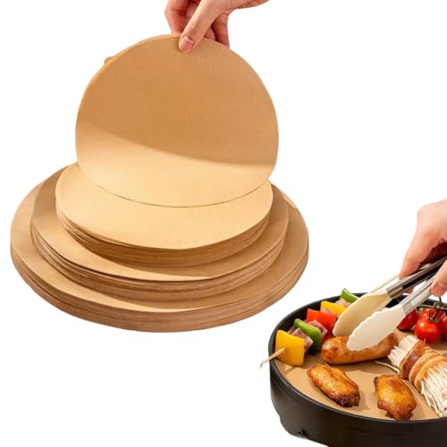 300 Sheets Parchment Paper Rounds, 6/8/10 Inch, Pre-Cut Cake Pan Liners
