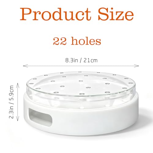 Cake Pop Stand, 22-Hole Clear Double-Layer Holder for Parties