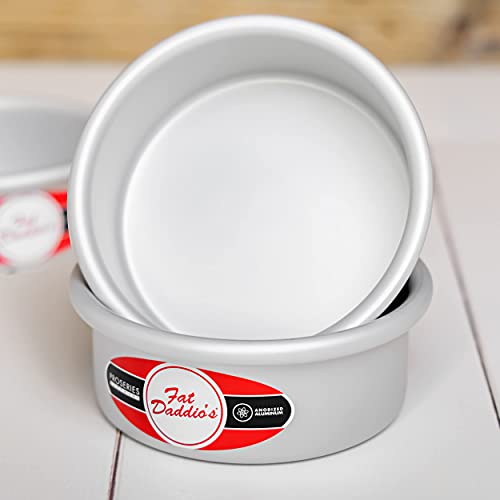 Fat Daddio's Round Cake Pan, 18 x 3 Inch, Silver - size: 18 x 3 Inch, style: 3" Depth