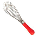 GIR 12-Wire Stainless Steel Balloon Whisk – Red - color: Red