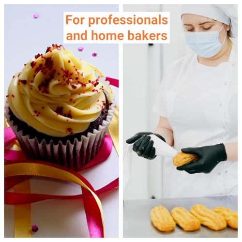 XXL 22 Inch Piping Bags 100pk, Anti-Burst Knot-to-Seal Pastry - size: XXL Large 22 Inch-100 Pack