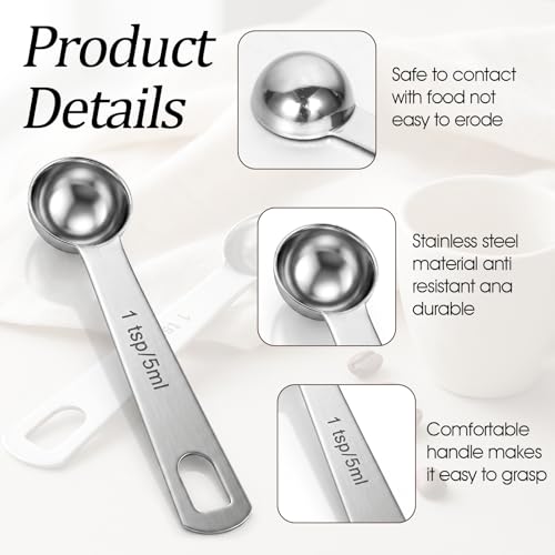 4 Pcs 1 Teaspoon Measuring Spoon