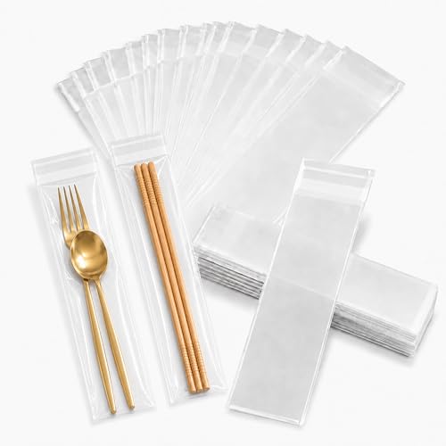 Clear Long Cello Bags Self Sealing 3x11 in, 200 Count - size: 3 x 11 Inch