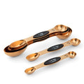 Progressive International Magnetic Measuring Spoons, Set of 5 – Black, Easy to Store with Magnetic Design (Rose Gold) - color: Rose Gold