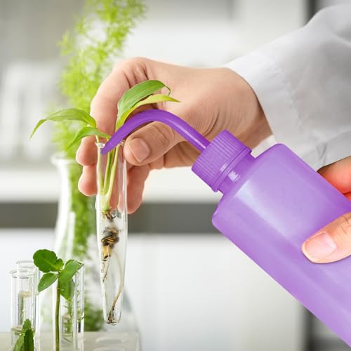 Wash Bottles - 2pcs 250ml Safety Watering Tools, Economy Plastic Squeeze Bottle, Medical Label Green Soap Cleaning, Washing Tool (Purple) - color: Purple