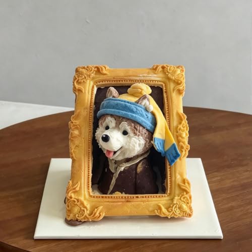 Baroque Silicone Picture Frame Mold for Chocolate & Resin - color: Pink(frame fondant molds-XL448)