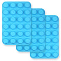 homEdge 24-Cup Silicone Mini Muffin Pan, 3 Packs Non-Stick Muffin Molds for Cupcake, Tarts - Blue