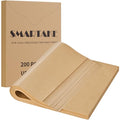 SMARTAKE 200 Pcs Parchment Paper Baking Sheets, 13x18 Inches, Non-Stick - size: 13" x 18"