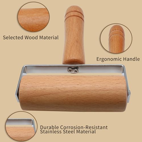 Wooden Rolling Pin, T Square Type - style: Style 2