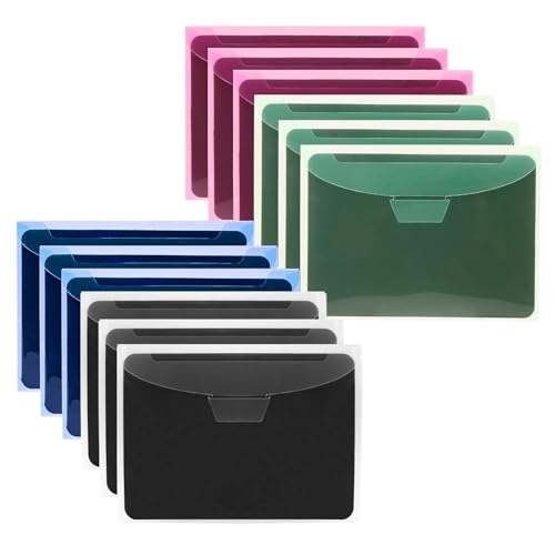 UNIMEIX 40 Pcs Magnetic Sheets for Die Storage Stamp and Die Storage Pockets Die Cut Storage for Card Making (20 Pcs Sheets+ 20 Pcs Bags,0.8 mm Thickness (TransparentBlueGreenRed) - color: TransparentBlueGreenRed