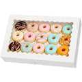 Dayacoco 40pcs Bakery Boxes with Window, 16x11x2.5 Inches, Donut Boxes