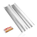 Baguette Bread Pan, Perforated French Bread Baking Pan for 2 Loaves