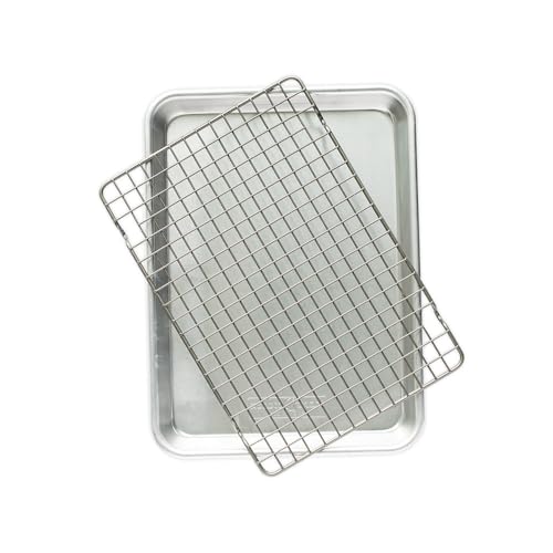 Nordic Ware Naturals® Quarter Sheet with Oven-Safe Nonstick Grid - size: Quarter Sheet with Nonstick Grid (Pack of 1)