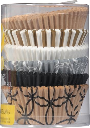 Wilton Elegance Standard Cupcake Baking Cups, 150-Count - color: Metallic