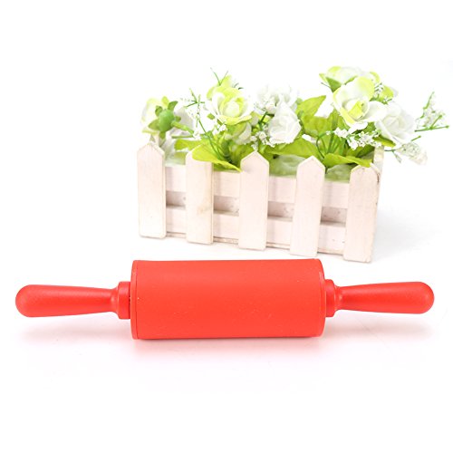 9 Inch Silicone Rolling Pin, Non-Stick Rolling Pin with Silicone Handle for Home Kitchen, Rolling Pins for Baking for Kids