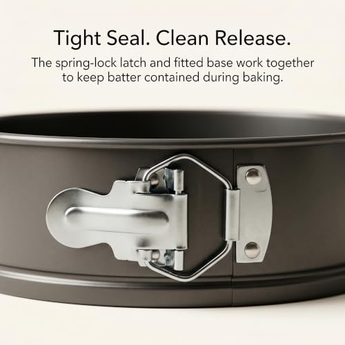 3 Pcs 9" Springform Cake Pans, Round Cheesecake Pan with Removable Bottom - size: 9 Inch