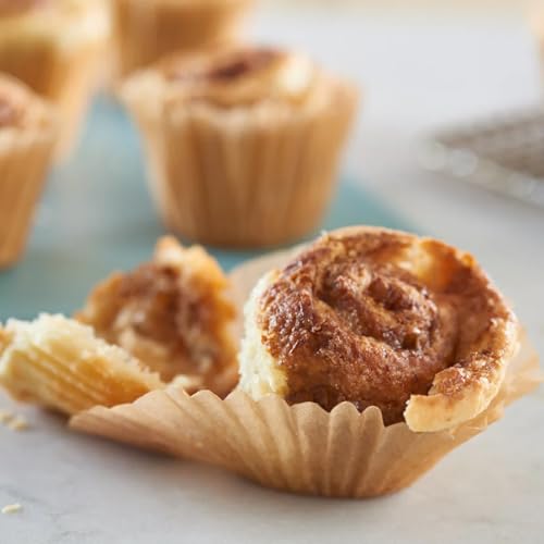 Natural Release Coated Parchment Baking Cups (30-Cups X-Large)