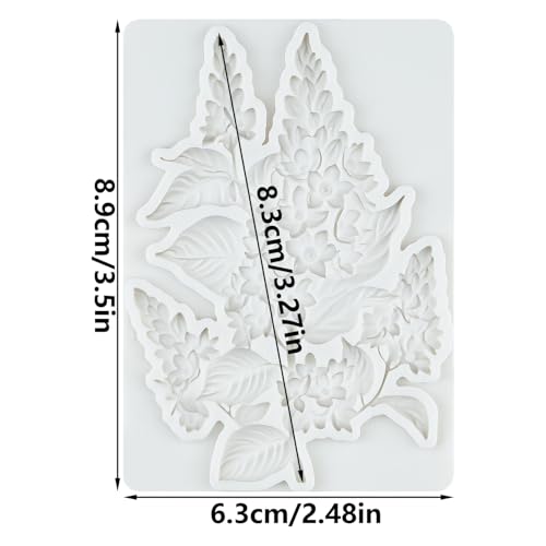 Flower Silicone Mold Lilac Flower Fondant Molds - color: Style O