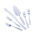 GoGeiLi Stainless Steel Wedding Cake Cutting Set with Forks - color: Silver cake cutting set